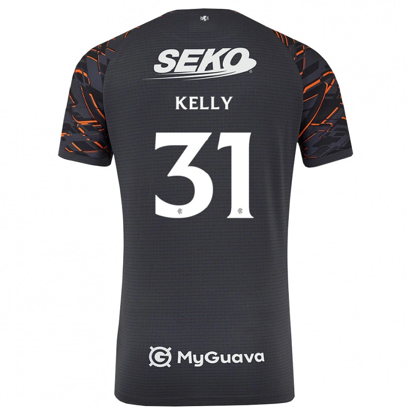 Danxen Niño Camiseta Liam Kelly #31 Gris Oscuro Portero Equipación 2025/26 La Camisa