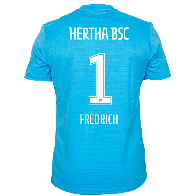 Danxen Niño Camiseta Tjark Ernst #1 Azul Claro Blanco Portero Equipación 2025/26 La Camisa