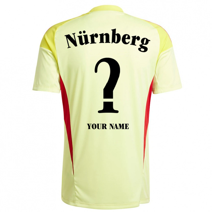 Danxen Niño Camiseta 1. FC Nürnberg Negro Amarillo Portero Equipación 2025/26 La Camisa