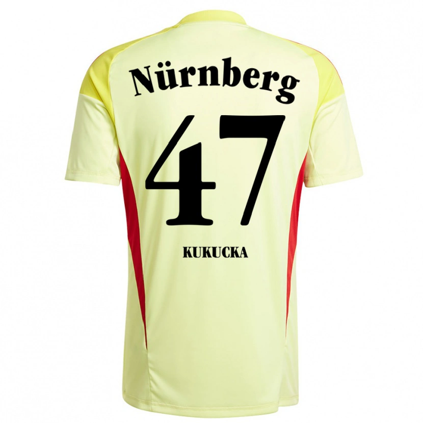 Danxen Niño Camiseta Michal Kukucka #47 Negro Amarillo Portero Equipación 2025/26 La Camisa