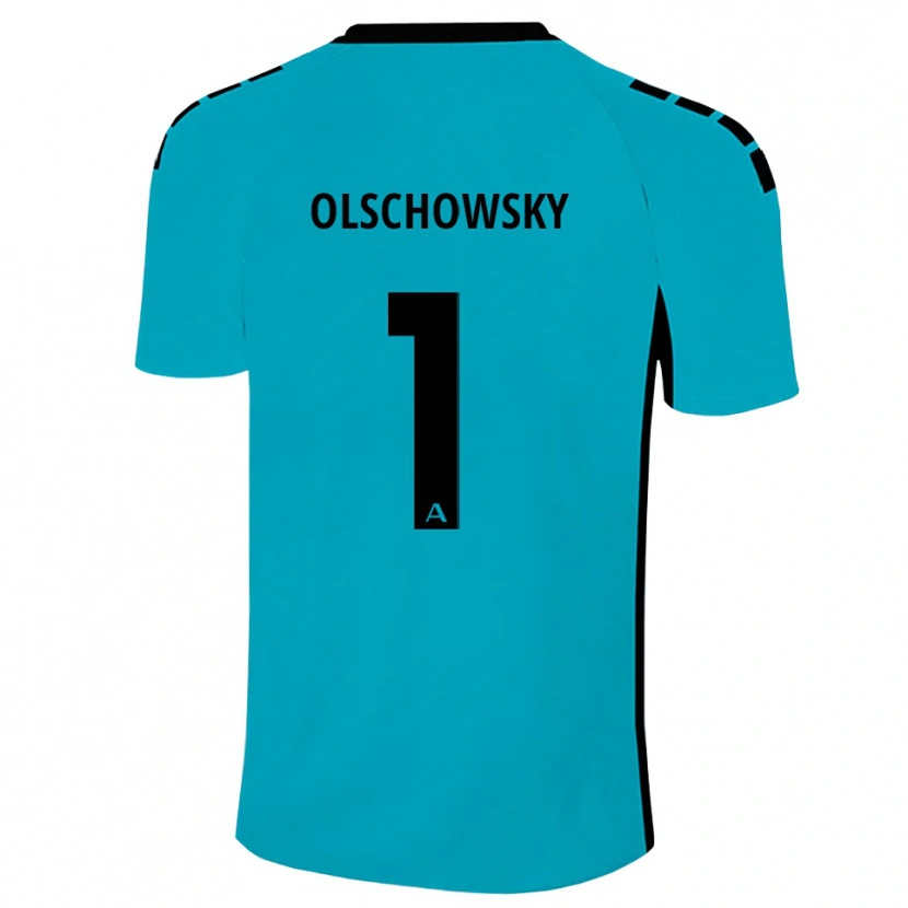 Danxen Niño Camiseta Jan Olschowsky #1 Cian Portero Equipación 2025/26 La Camisa