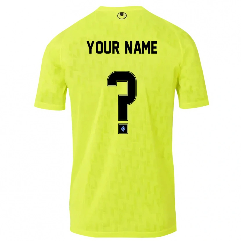 Danxen Niño Camiseta SV Waldhof Mannheim Negro Amarillo Portero Equipación 2025/26 La Camisa