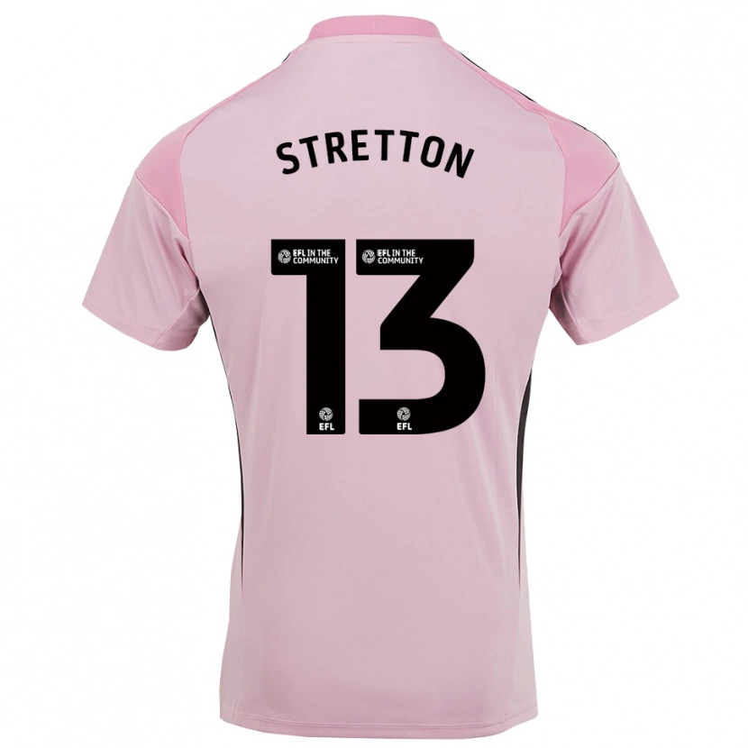Danxen Niño Camiseta Leo Stretton #13 Rosa Flor De Cerezo Portero Equipación 2025/26 La Camisa
