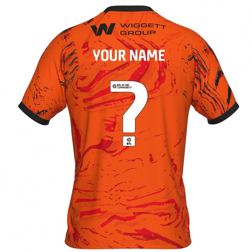 Danxen Niño Camiseta Millwall FC Naranja Negro Portero Equipación 2025/26 La Camisa