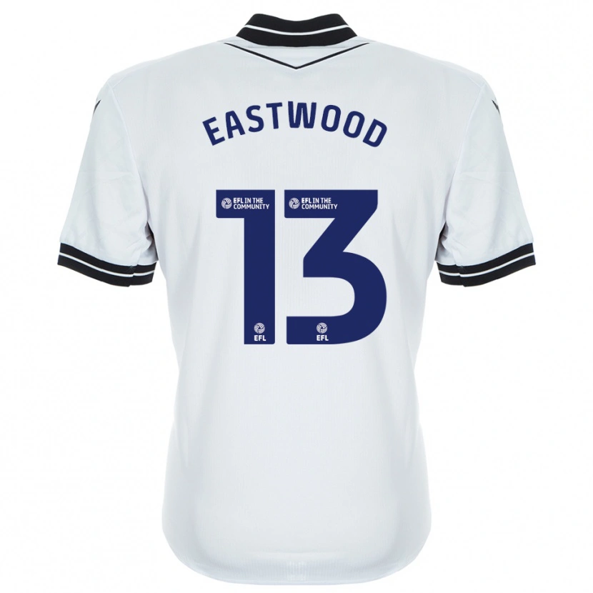 Danxen Niño Camiseta Simon Eastwood #13 Azul Real Blanco Portero Equipación 2025/26 La Camisa
