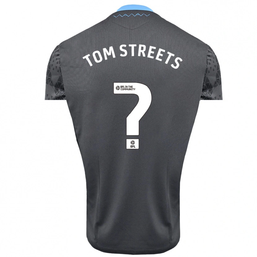 Danxen Niño Camiseta Tom Streets #0 Blanco Gris Portero Equipación 2025/26 La Camisa