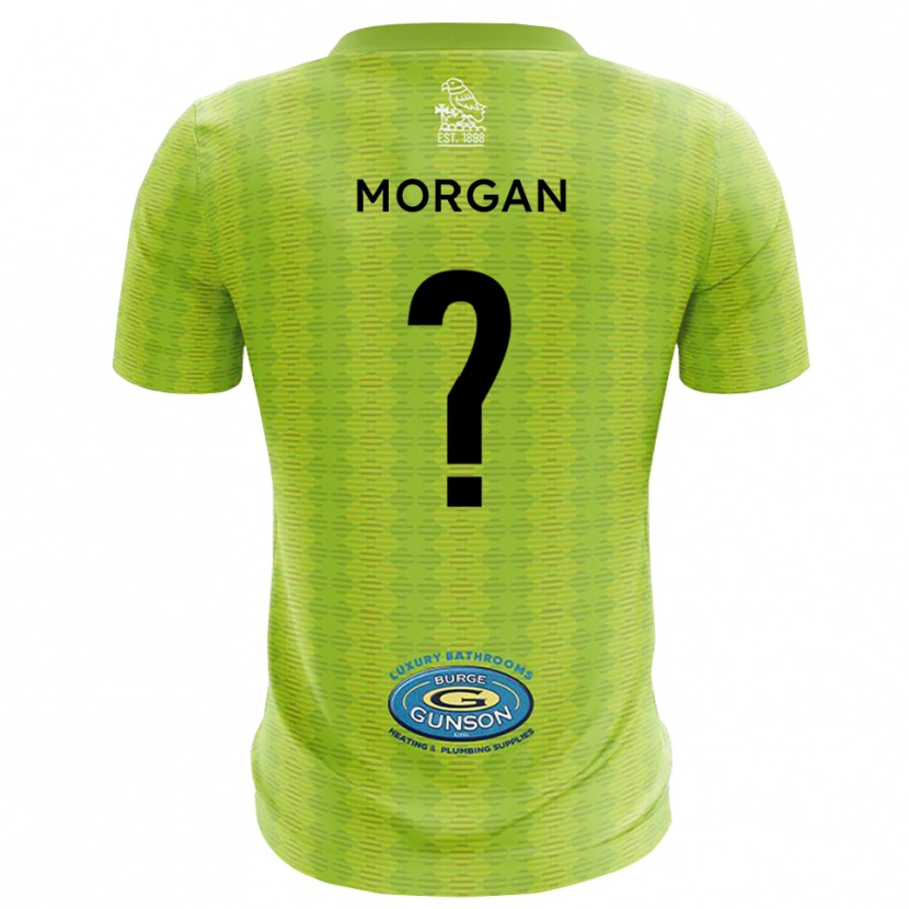 Danxen Niño Camiseta Kai Morgan #0 Verde Prado Portero Equipación 2025/26 La Camisa
