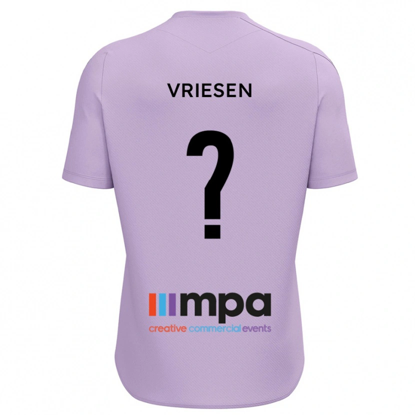 Danxen Niño Camiseta Fabian Vriesen #0 Negro Violeta Portero Equipación 2025/26 La Camisa