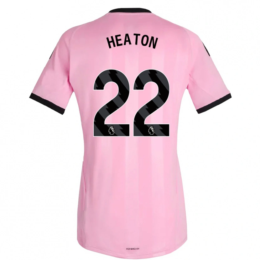 Danxen Niño Camiseta Tom Heaton #22 Rosa Negro Portero Equipación 2025/26 La Camisa