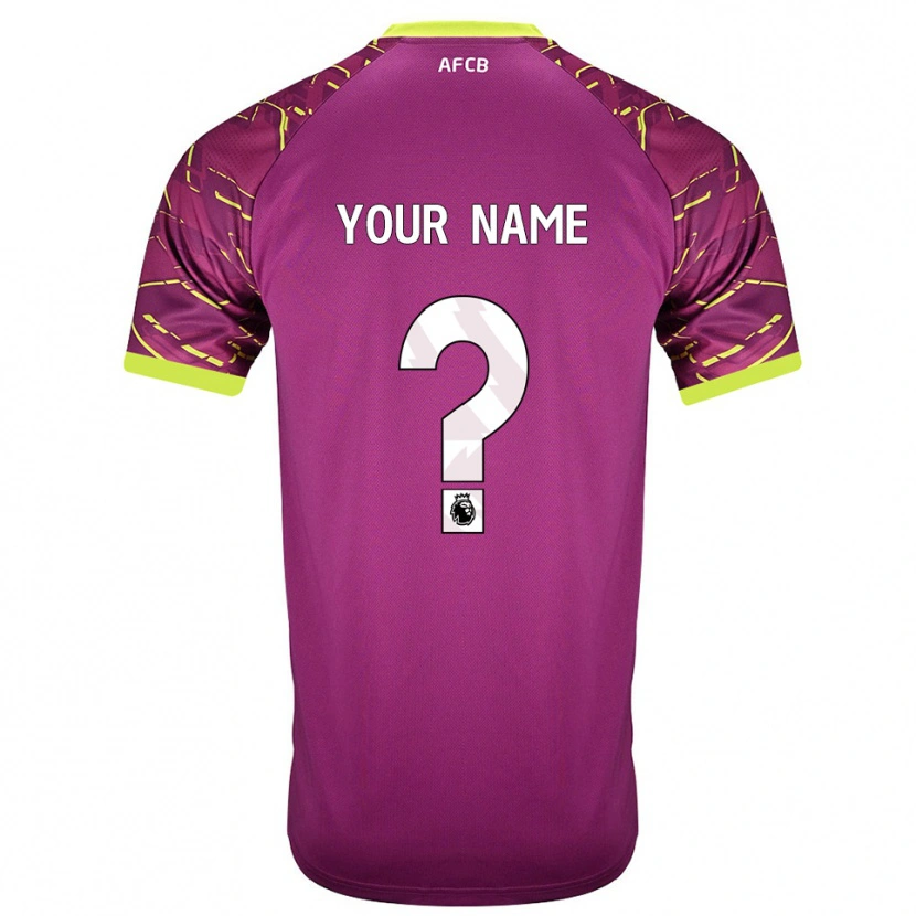 Danxen Niño Camiseta AFC Bournemouth Magenta Oscuro Portero Equipación 2025/26 La Camisa