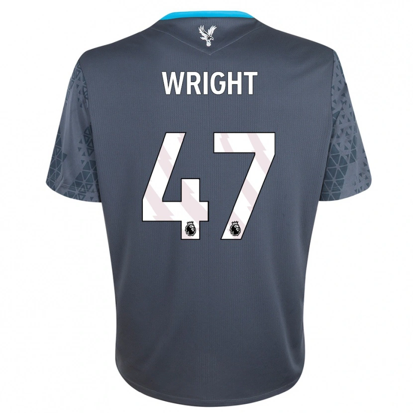 Danxen Niño Camiseta Annis-Clara Wright #47 Gris Oscuro Blanco Portero Equipación 2025/26 La Camisa