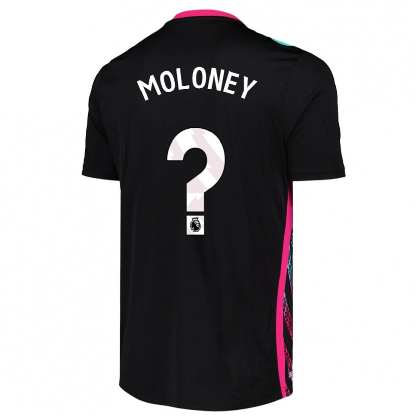 Danxen Niño Camiseta Grace Moloney #0 Blanco Negro Portero Equipación 2025/26 La Camisa