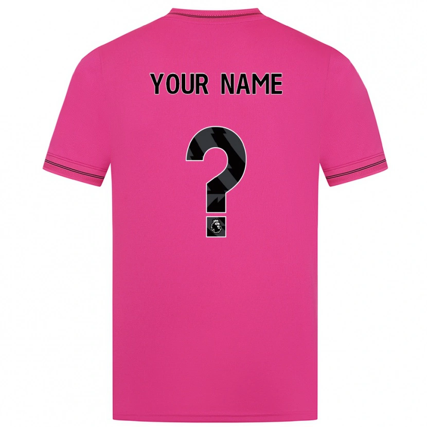 Danxen Niño Camiseta Wolverhampton Wanderers Negro Magenta Portero Equipación 2025/26 La Camisa