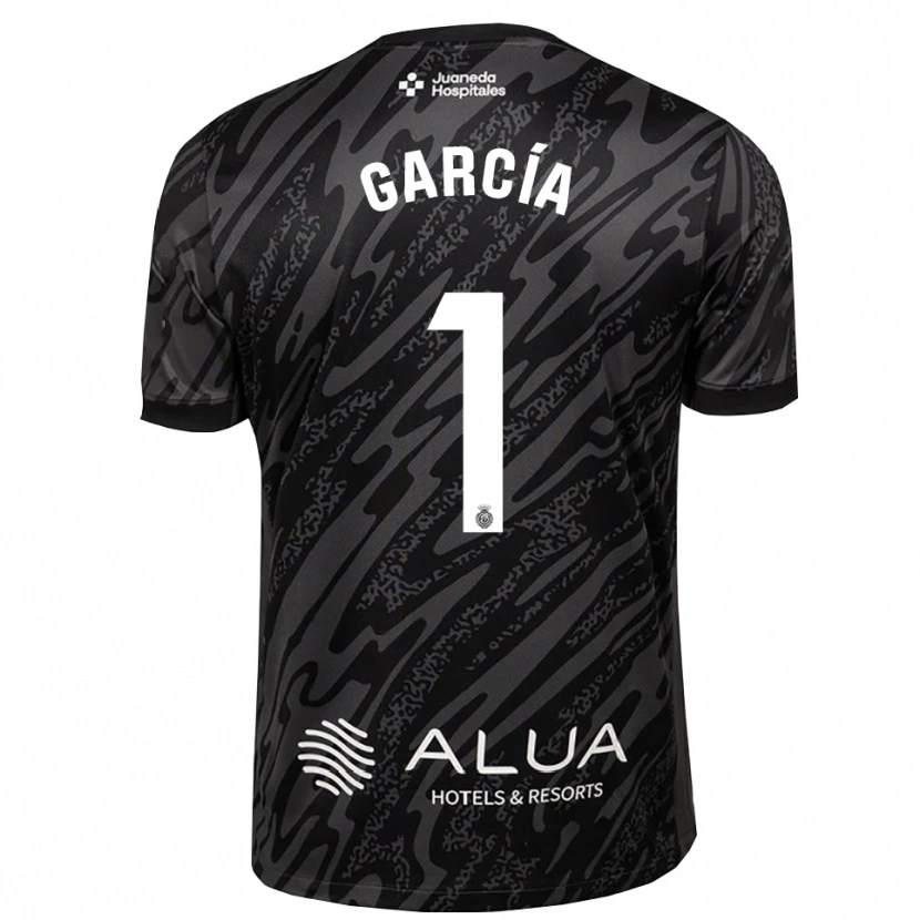 Danxen Niño Camiseta Pere García #1 Gris Oscuro Negro Portero Equipación 2025/26 La Camisa