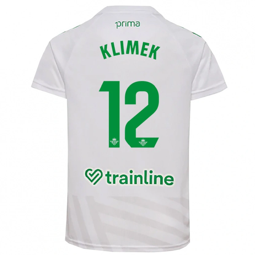 Danxen Niño Camiseta Bruno Klimek #12 Verde Blanco Portero Equipación 2025/26 La Camisa