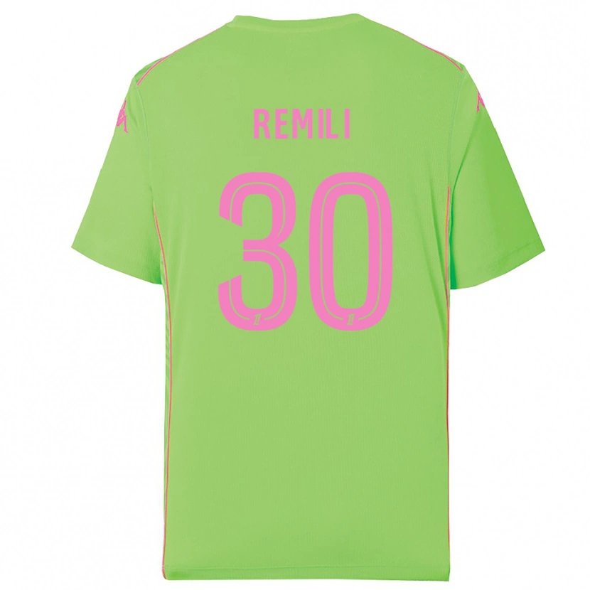 Danxen Niño Camiseta Célia Remili #30 Verde Pálido Portero Equipación 2025/26 La Camisa