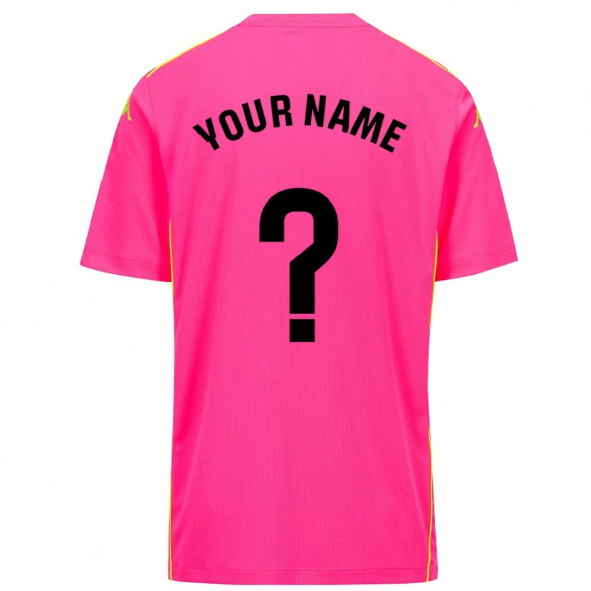 Danxen Niño Camiseta Real Valladolid Negro Rosa Profundo Portero Equipación 2025/26 La Camisa