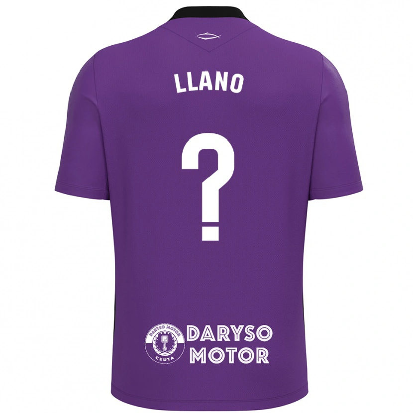 Danxen Niño Camiseta Guillermo Llano #0 Púrpura Blanco Portero Equipación 2025/26 La Camisa