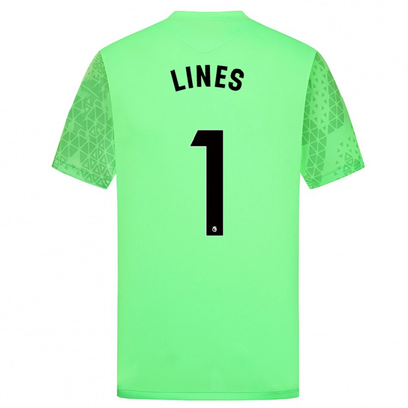 Danxen Niño Camiseta Laura Inés Aguilar #1 Negro Verde Primavera Portero Equipación 2025/26 La Camisa