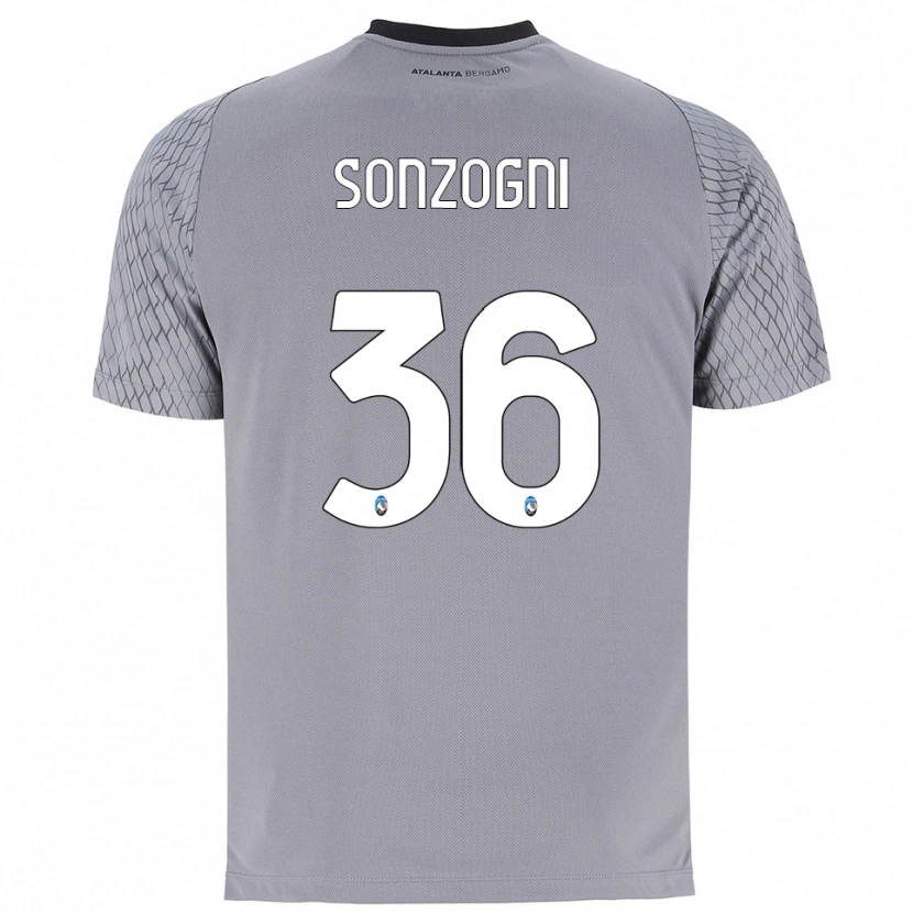 Danxen Niño Camiseta Mattia Sonzogni #36 Gris Azul Rojo Portero Equipación 2025/26 La Camisa