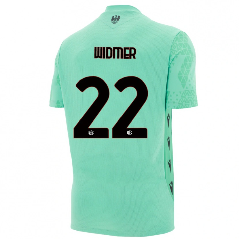 Danxen Niño Camiseta Renato Widmer D'Autilia #22 Menta Azul Negro Portero Equipación 2025/26 La Camisa