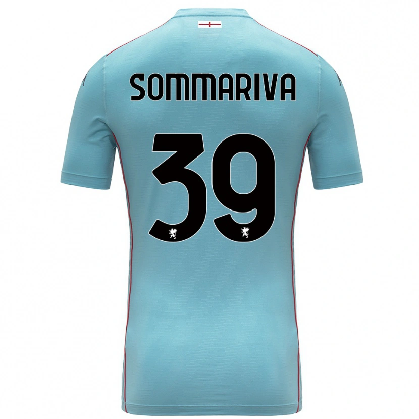 Danxen Niño Camiseta Daniele Sommariva #39 Azul Gris Portero Equipación 2025/26 La Camisa