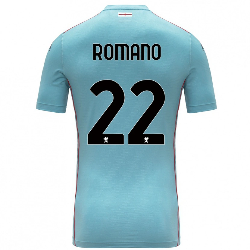 Danxen Niño Camiseta Andrew Romano #22 Azul Gris Portero Equipación 2025/26 La Camisa