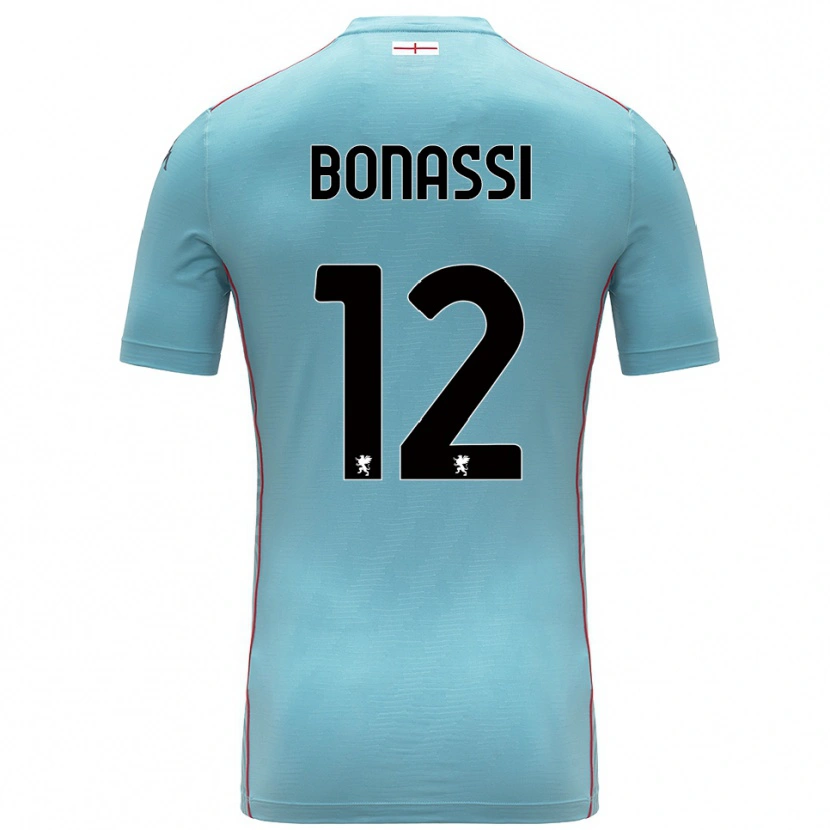 Danxen Niño Camiseta Lorenzo Bonassi #12 Azul Gris Portero Equipación 2025/26 La Camisa