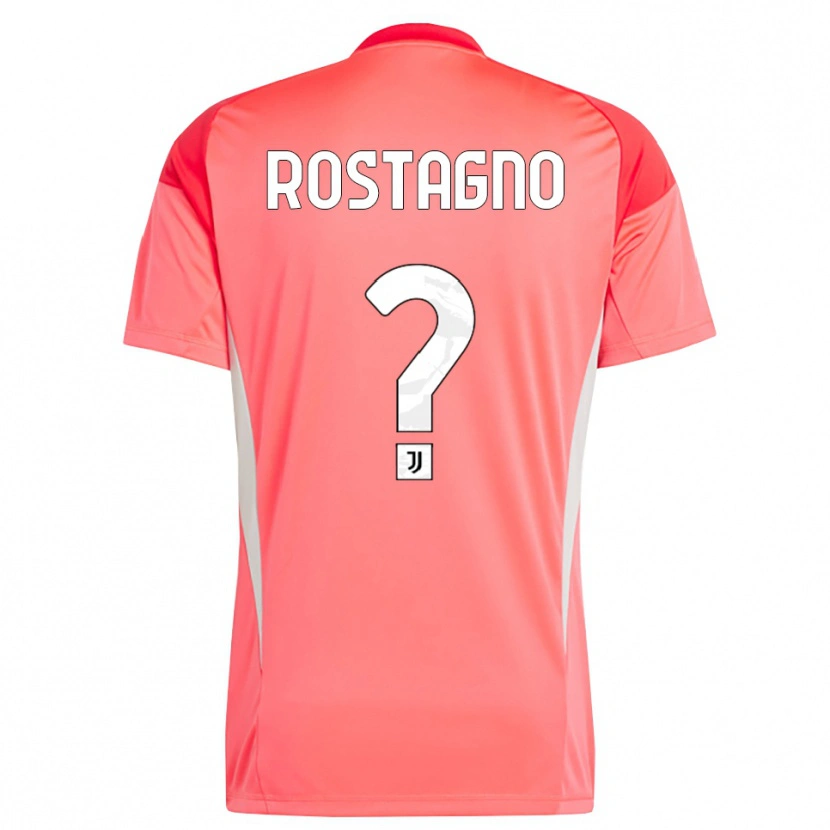 Danxen Niño Camiseta Alberto Rostagno #0 Naranja Rojo Portero Equipación 2025/26 La Camisa