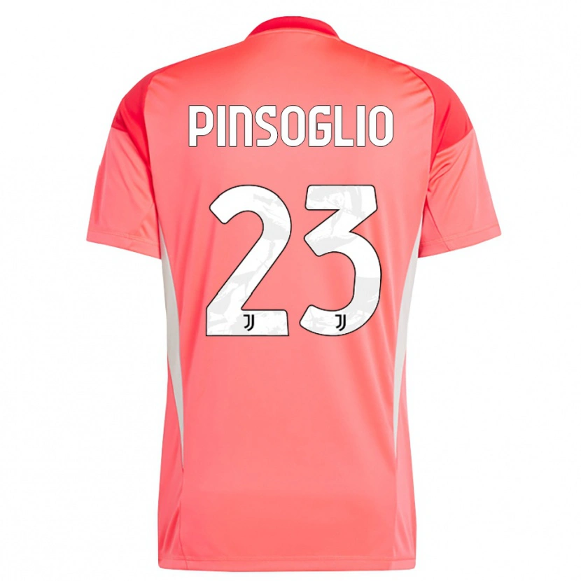 Danxen Niño Camiseta Carlo Pinsoglio #23 Naranja Rojo Portero Equipación 2025/26 La Camisa