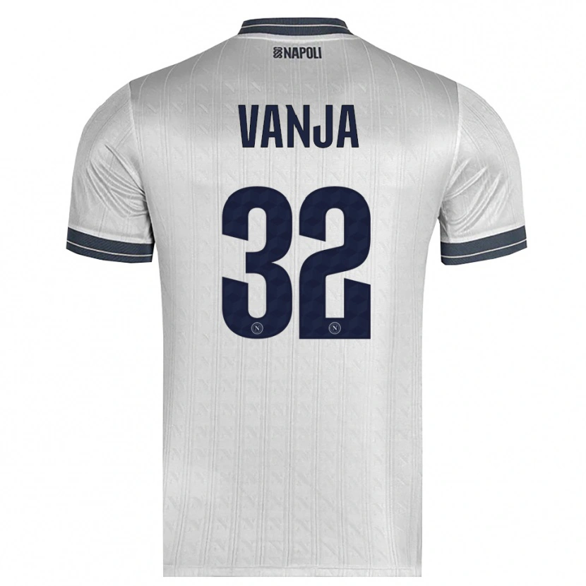 Danxen Niño Camiseta Vanja Milinković-Savić #32 Gris Claro Portero Equipación 2025/26 La Camisa