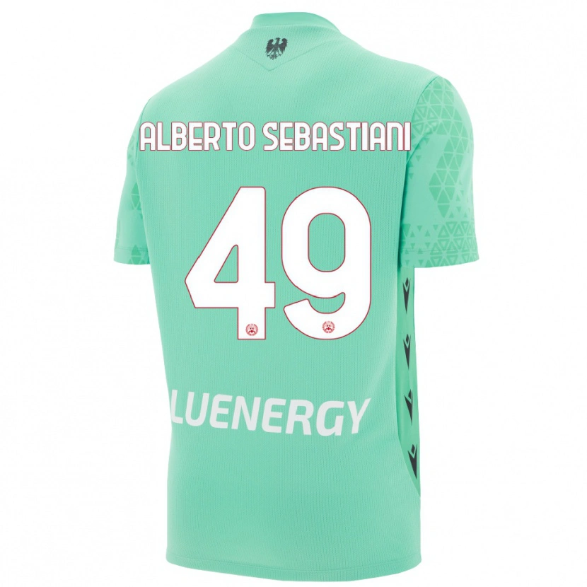 Danxen Niño Camiseta José Alberto Sebastiani #49 Negro Aguamarina Portero Equipación 2025/26 La Camisa