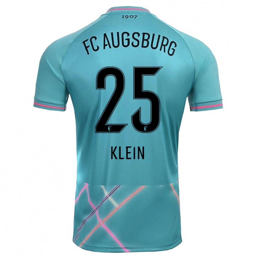 Danxen Niño Camiseta Daniel Klein #25 Verde Mar Claro Portero Equipación 2025/26 La Camisa