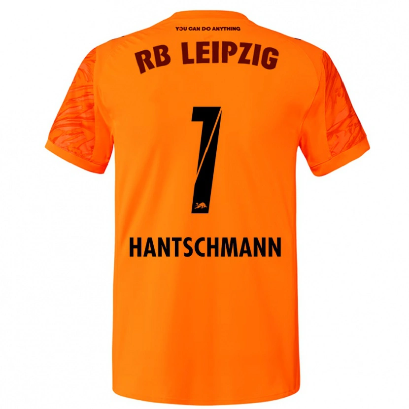 Danxen Niño Camiseta Franz Hantschmann #1 Naranja Rojo Portero Equipación 2025/26 La Camisa