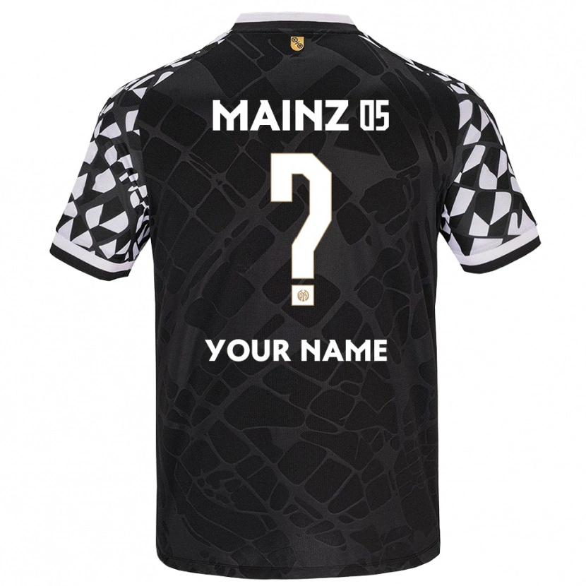 Danxen Niño Camiseta 1. FSV Mainz 05 Negro Blanco Portero Equipación 2025/26 La Camisa