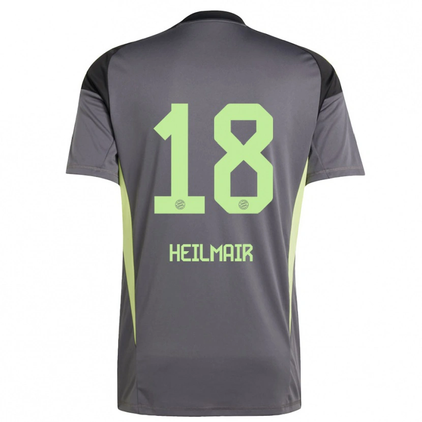 Danxen Niño Camiseta Hannes Heilmair #18 Amarillo Verde Negro Portero Equipación 2025/26 La Camisa