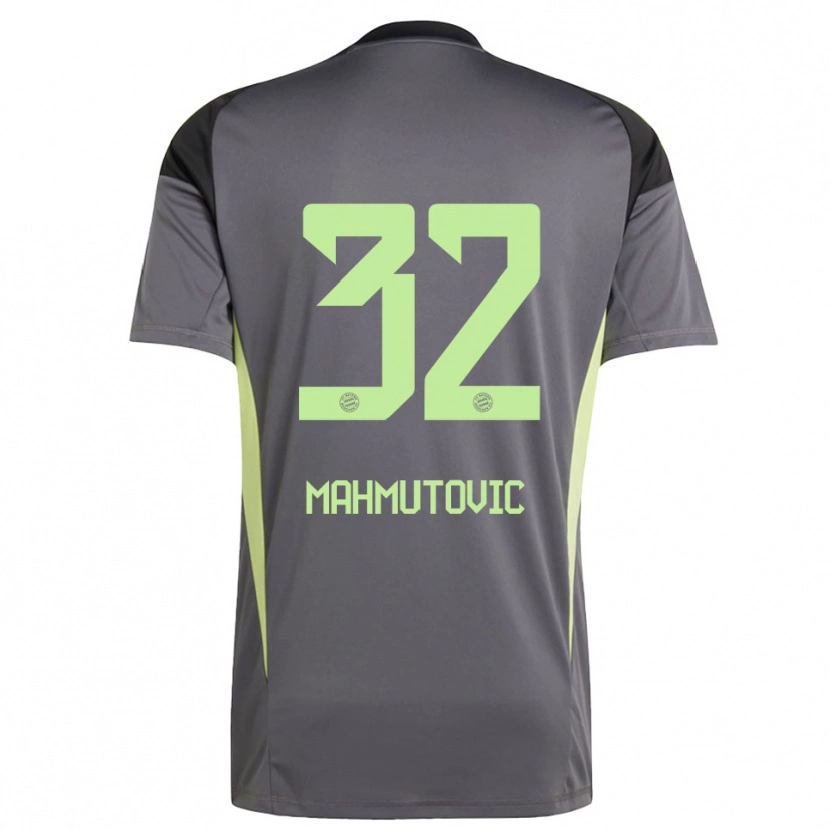 Danxen Niño Camiseta Ena Mahmutovic #32 Amarillo Verde Negro Portero Equipación 2025/26 La Camisa