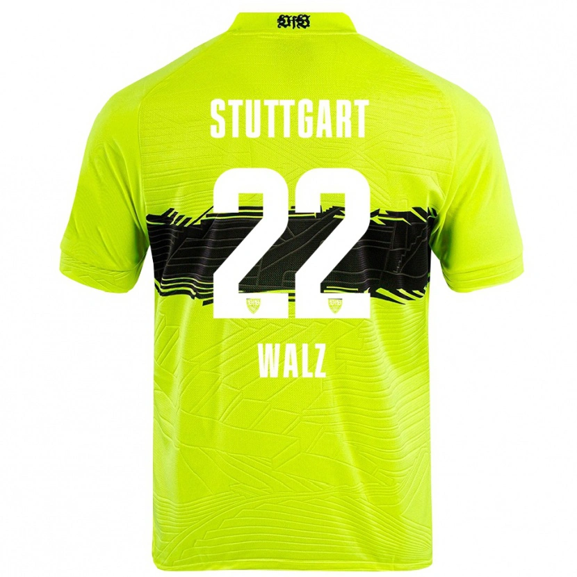 Danxen Niño Camiseta Tom Walz #22 Verde Amarillo Negro Portero Equipación 2025/26 La Camisa