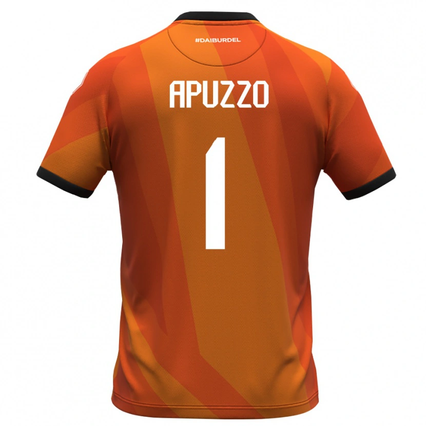 Danxen Niño Camiseta Davide Apuzzo #1 Coral Blanco Negro Portero Equipación 2025/26 La Camisa