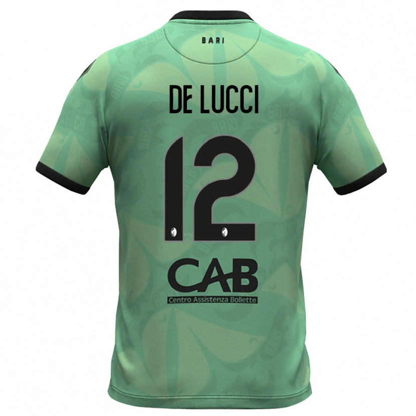 Danxen Niño Camiseta Paolo De Lucci #12 Verde Mar Oscuro Portero Equipación 2025/26 La Camisa