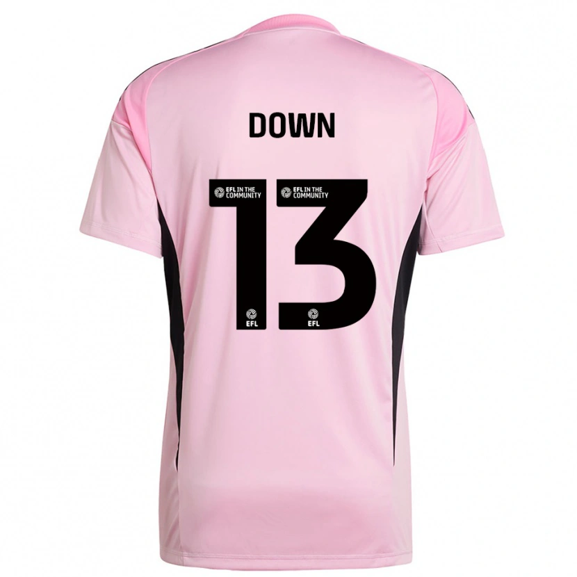 Danxen Niño Camiseta Sam Down #13 Negro Rosa Portero Equipación 2025/26 La Camisa