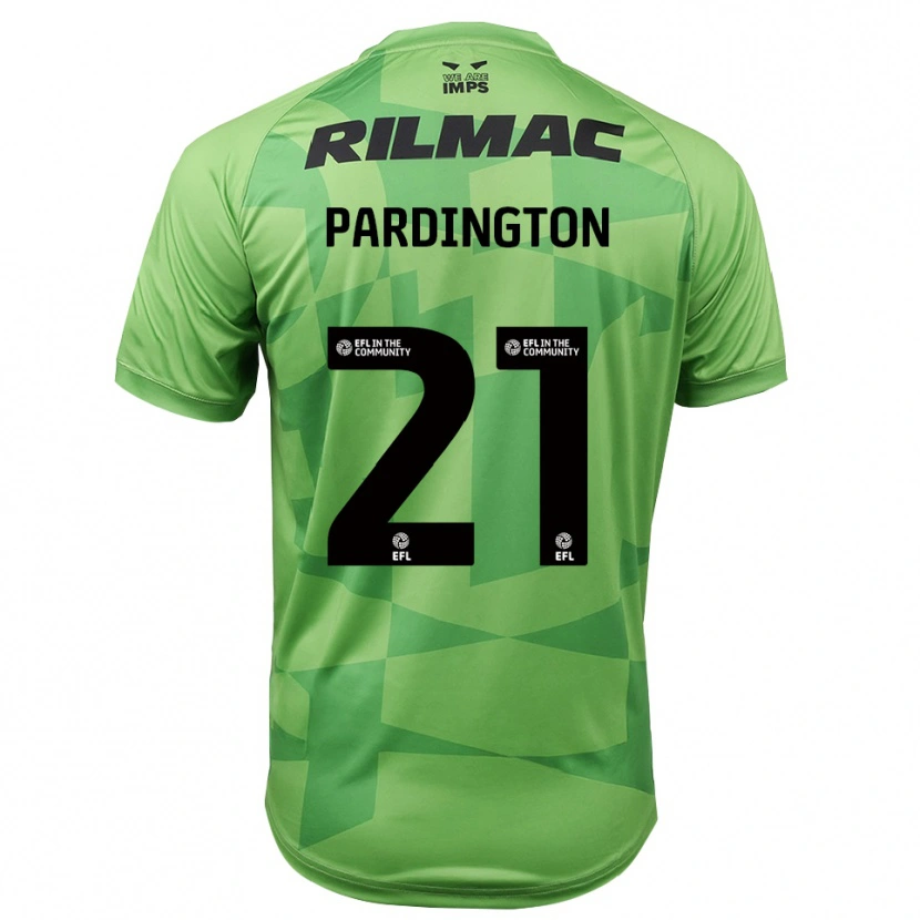 Danxen Niño Camiseta Jamie Pardington #21 Verde Claro Portero Equipación 2025/26 La Camisa
