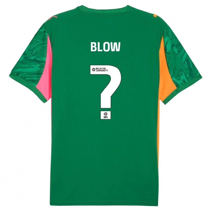 Danxen Niño Camiseta Hayden Blow #0 Verde Naranja Rosa Portero Equipación 2025/26 La Camisa