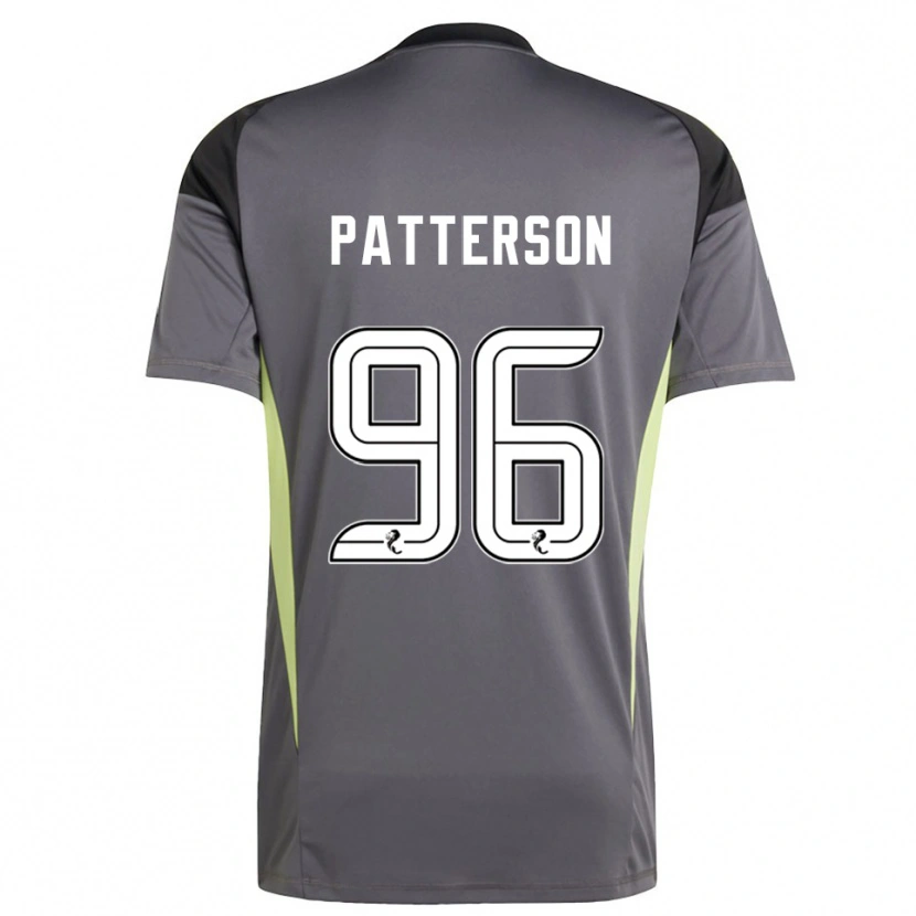 Danxen Niño Camiseta Cameron Patterson #96 Blanco Gris Portero Equipación 2025/26 La Camisa