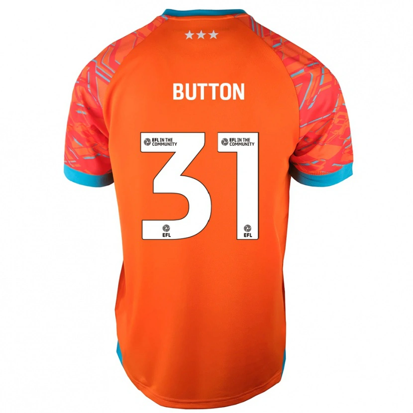 Danxen Niño Camiseta Laura Hartley #31 Blanco Naranja Portero Equipación 2025/26 La Camisa