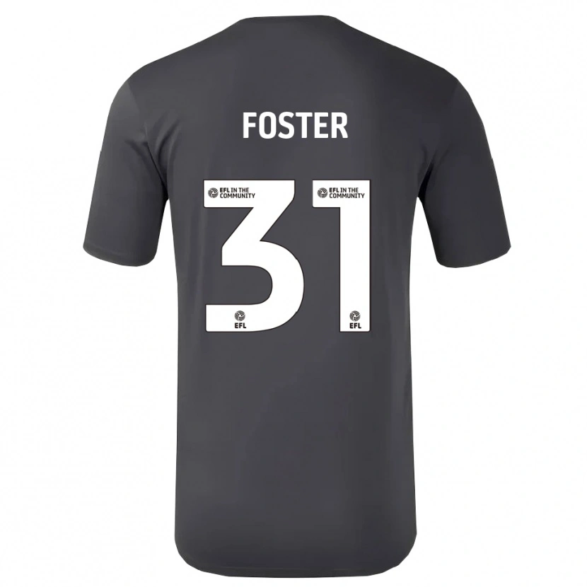 Danxen Niño Camiseta Owen Foster #31 Blanco Negro Portero Equipación 2025/26 La Camisa