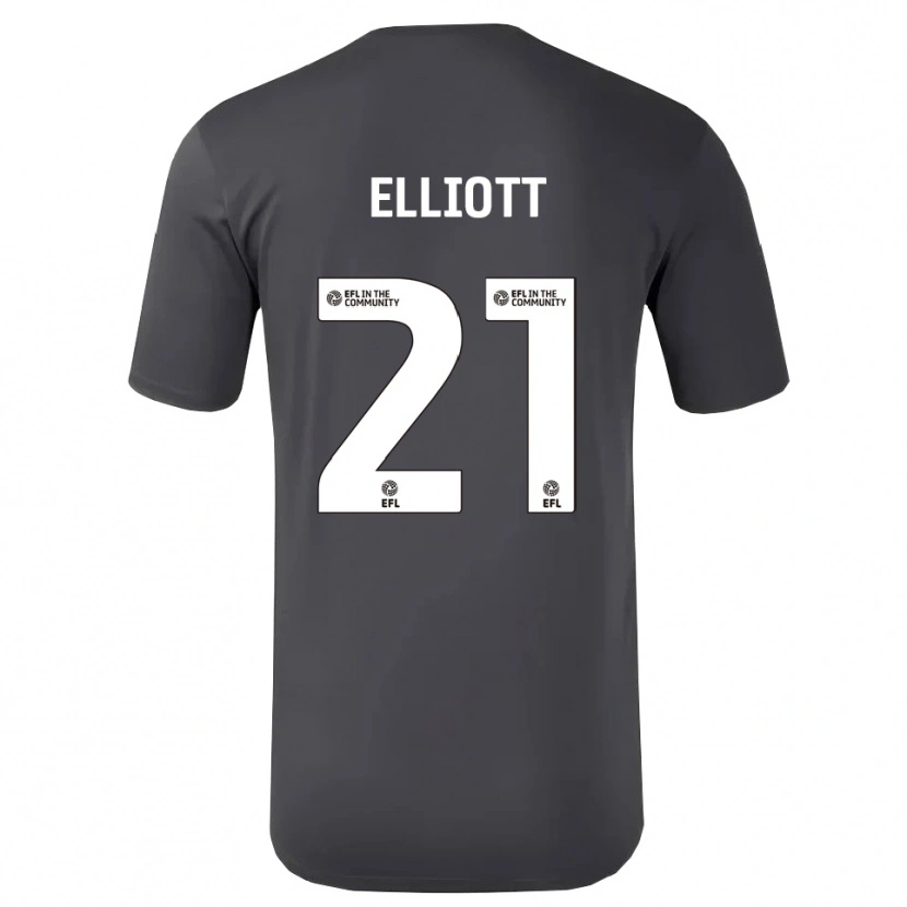 Danxen Niño Camiseta Felix Elliott #21 Blanco Negro Portero Equipación 2025/26 La Camisa