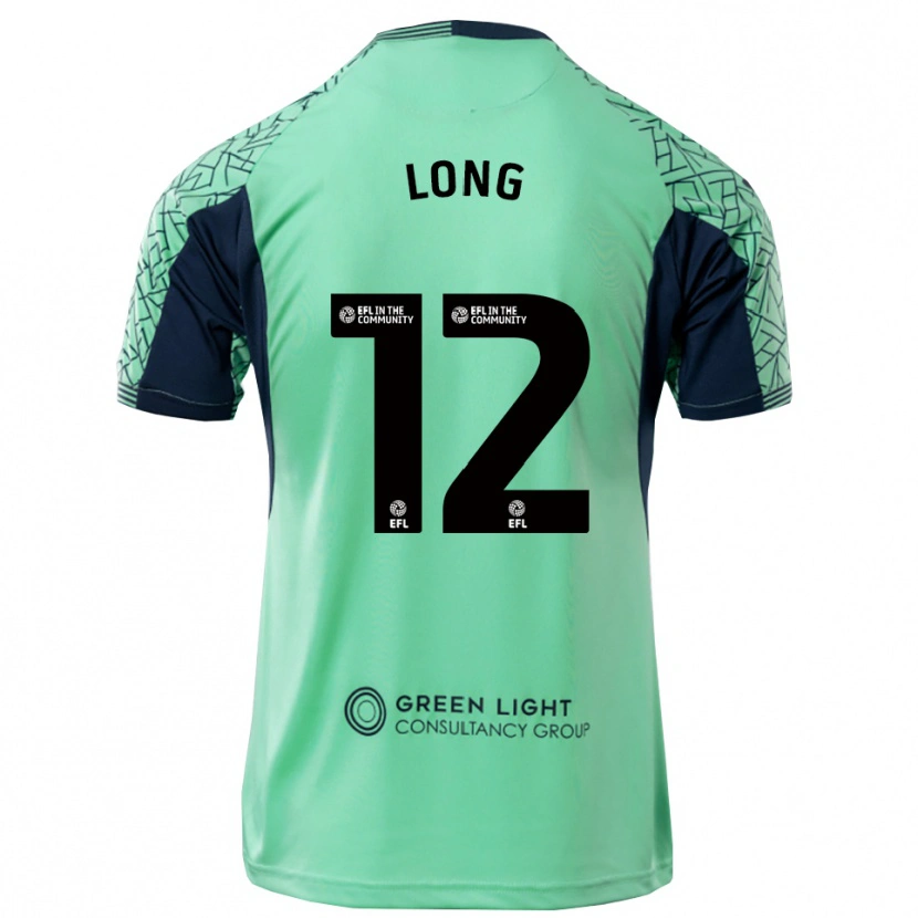 Danxen Niño Camiseta George Long #12 Negro Acua Portero Equipación 2025/26 La Camisa