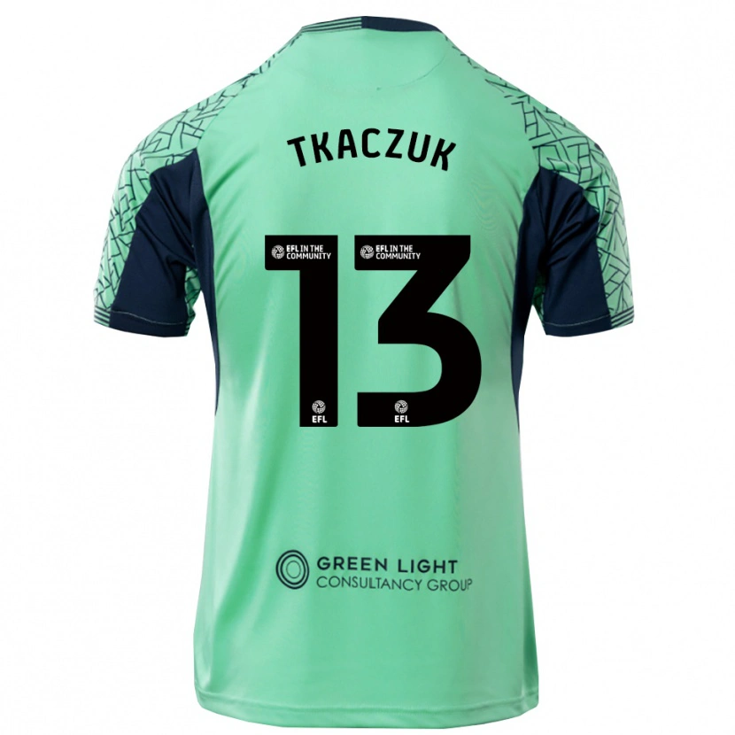 Danxen Niño Camiseta Nikodem Tkaczuk #13 Negro Acua Portero Equipación 2025/26 La Camisa