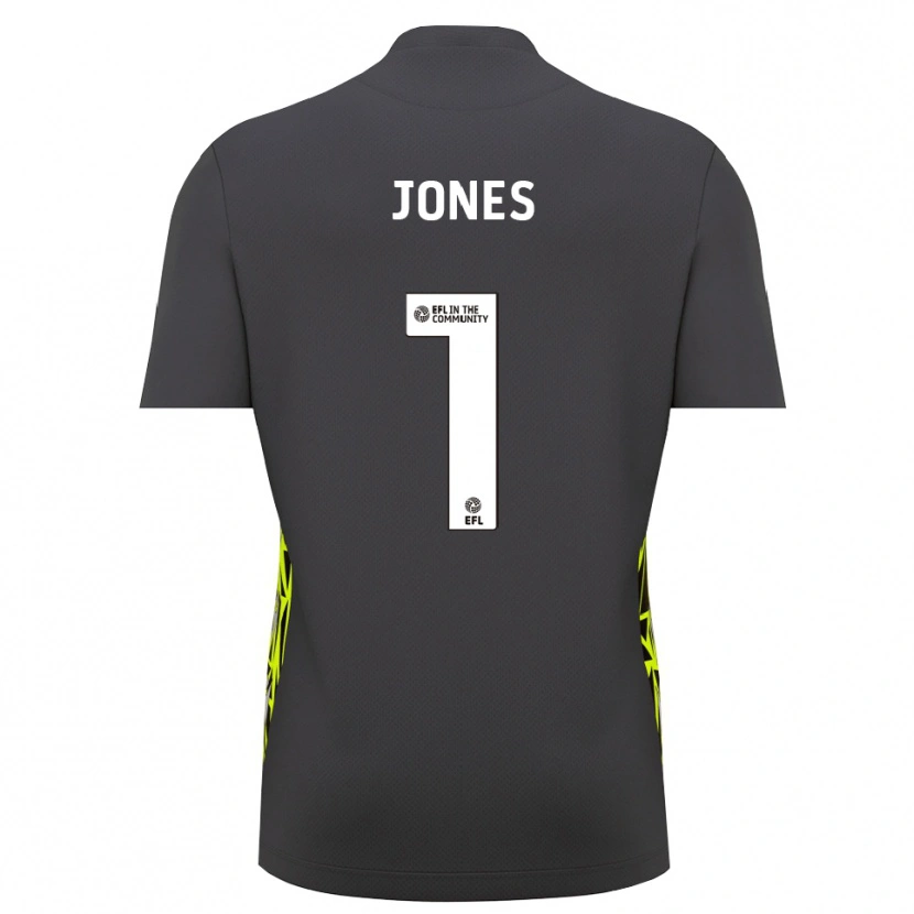 Danxen Niño Camiseta Elliott Jones #1 Verde Bosque Gris Portero Equipación 2025/26 La Camisa